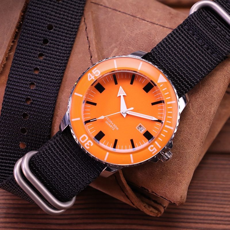 Black orange nylon