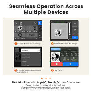 Graveur laser à diode AlgoLaser Delta 20W avec conception préinstallée pour une mise en place rapide, module laser spécialement conçu - Product Image 6