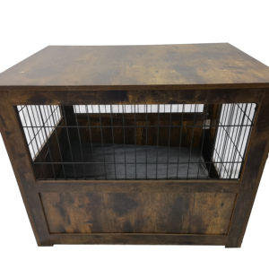 Wooden dog crate Iron cage cat crate for small animals