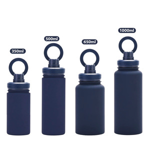 Bouteille isotherme en acier inoxydable à double paroi de 32 oz avec support magnétique pour téléphone et logo personnalisé - Product Image 4