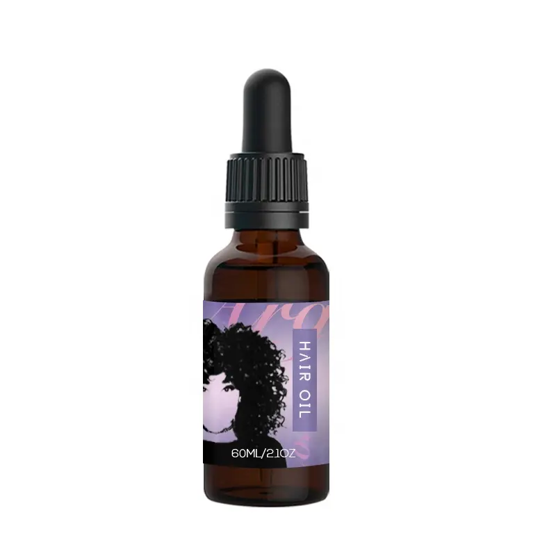 Personalizzare fragranza e naturale bottiglia di oli essenziali per la crescita dei capelli, su ordinazione dei capelli olio di crescita private label