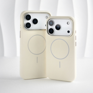Funda Magnética de Silicona Líquida con Marco Metálico para Lentes, Compatible con iPhone 18 17 16 15 Pro Max, Antigolpes - Product Image 2
