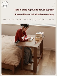 Fuyuki Klappbarer Massivholz-Schreibtisch für Studenten, Schlafzimmer, Kleine Wohnungen, Studier- und Computertisch SZ007 - Product Image 3