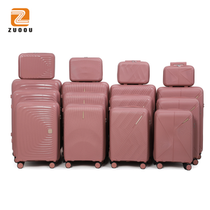 <span class=keywords><strong>Usine</strong></span> en gros 12 pièces PP ensemble de bagages ensemble semi-fini nouveau style 19 "- 30" haute qualité PP Trolley case - Product Image 1