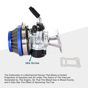 GOOFIT 2 Stroke 19mm Carb Carburetor Air Filter Assembly Intake Gasket Kit Replacement für 47cc 49cc Pocket Bike ATV - Product Image 4