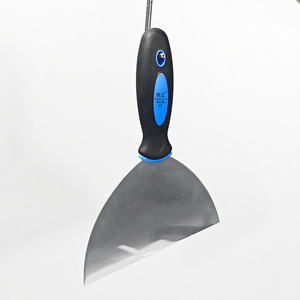 Peng Gong Stainless Steel Beveled Putty Knife Plastic Handle Blue Black Wall Plastering <b>Scraper</b> - Product Image 2