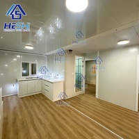Maison Modulaire Préfabriquée Personnalisée 40 pieds 20 pieds, 5 Chambres, Prix Compétitif, Maison Conteneur Extensible