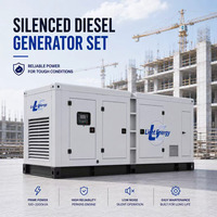 Générateur diesel silencieux de 100 à 200 kW |   Groupe électrogène insonorisé avec alternateur Stamford, contrôleur Deep Sea, ATS 50/60Hz