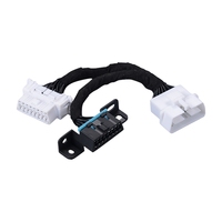 Carcasa Molex de 10 pines, conector macho a hembra de 16 pines, escáner de diagnóstico OBDII, lector de códigos de error con cable en Y OBDII de 16 pines