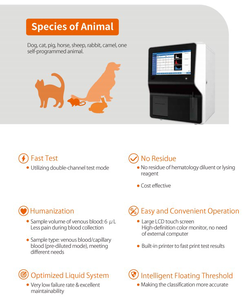 애완 동물을위한 8.4 "컬러 Tft 자동 혈액학 분석기와 IN-B3000 수의사 공장 가격 수의사 혈액 분석기 - Product Image 5