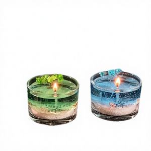 Vela Aromática Moderna Hecha a Mano en la Isla de Jeju, Cera de Soya Natural China, Aroma Oceánico para Cumpleaños y San Valentín - Product Image 4