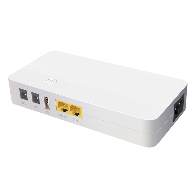Wholesale 9-12V 24V 48V Mini PoE UPS Backup Lithium Battery 29.6Wh for WIFI Router CCTV Camera Security System