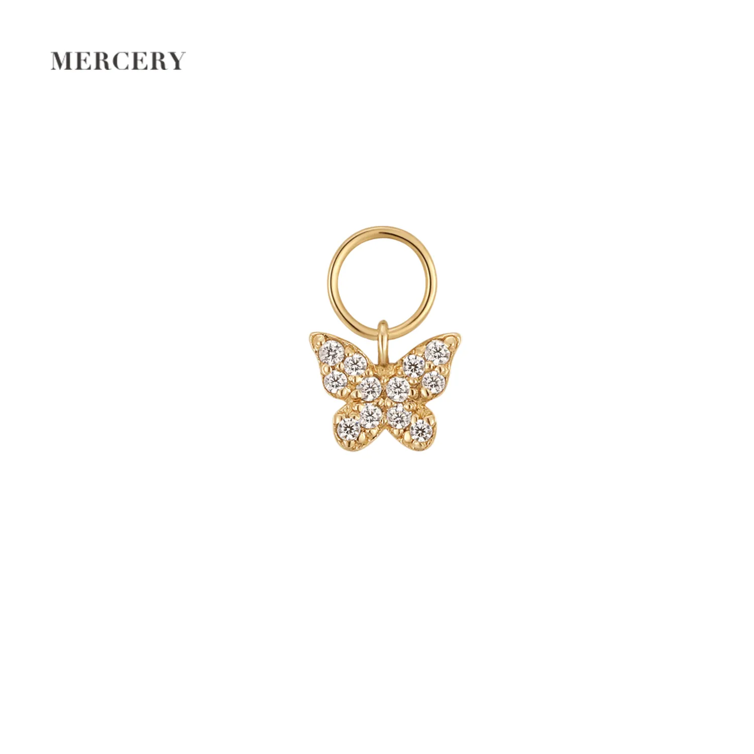 Mercery توقعات شخصية قلادة OEM ODM اللؤلؤ مجوهرات مخصصة اكسسوارات الحقائق 14K الصلبة الذهب Jewelri القرط Diy سحر