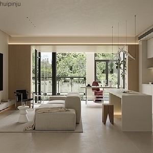 Armoires de cuisine de luxe européennes et américaines, meubles modernes en bois massif, îlot unique, peinture brillante personnalisée, armoire de cuisine en mélamine - Product Image 2