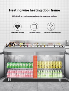 Tủ lạnh quầy <span class=keywords><strong>bar</strong></span> pha chế cocktail bằng thép không gỉ thương mại kiểu dáng hiện đại, sang trọng dành cho tiệc chiêu đãi, quầy <span class=keywords><strong>bar</strong></span> pha chế, quầy <span class=keywords><strong>bar</strong></span> dành cho bartender. - Product Image 5