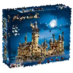 16060 6700 Stück/Set Novel Movie Series kompatibel 71043 Hogwart Magic Castle House Set Bausteine Ziegel