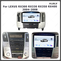 Aijia Nouveau cadre de navigation automobile Android 9 pouces pour LEXUS RX300/RX330/RX350/RX400 2004-2008, kit de montage de panneau stéréo autoradio