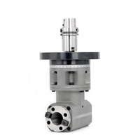 Cabezal de Fresado Lateral CNC de Alta Resistencia WEDN HSK63A BT40, Entrada BT40, Salida en Ángulo de 90 Grados, para Fresado de Superficies y Perforación de Corte Pesado