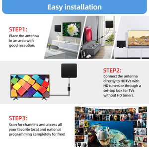 2020 tvantenna más HDTV interior Digital amplificado las antenas de TV para 4K gratis <span class=keywords><strong>canales</strong></span> locales - Product Image 6