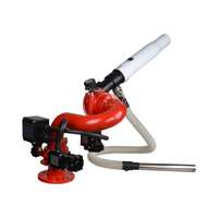 Canon à eau industriel électrique télécommandé en acier inoxydable rouge 8 bars personnalisable pour la lutte contre les incendies