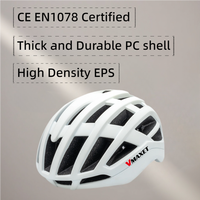 Casque de cyclisme sur route respirant de qualité supérieure avec feu arrière LED en option, certifié CE, conception conviviale pour les trajets quotidiens en vélo