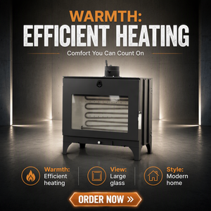 Solución de Calefacción Interior de Estilo Moderno, <span class=keywords><strong>Chimenea</strong></span> Independiente de Acero Aleado para Salón - Product Image 1