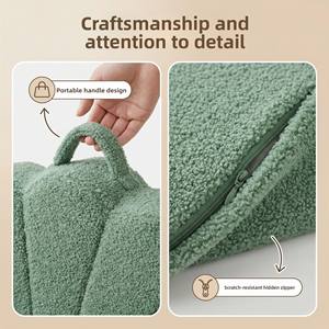 Canapé pliant multifonctionnel pour bébé, fauteuil inclinable convertible en mousse, siège d'apprentissage et de lecture/sieste sur mesure pour nourrissons et tout-petits - Product Image 4