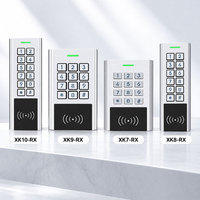 Lecteur RFID NFC de cartes intelligentes avec clavier tactile métallique OSDP 13,56 MHz MF 125 KHz Ev3 DesFire Wiegand pour contrôle d'accès