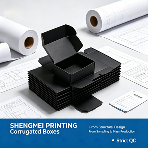 Luxury Custom Recyclable Corrugated Cartons Mailing Strong Cardboard <b>Moving</b> Packaging Shipping Folding Paper Kraft <b>Boxes</b> - Product Image 3