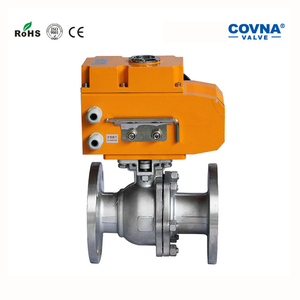 Actuador a Prueba de Explosiones COVNA con Conexión de Brida IP68, Válvula de Bola Motorizada de 2 Vías con Volante Manual - Product Image 3