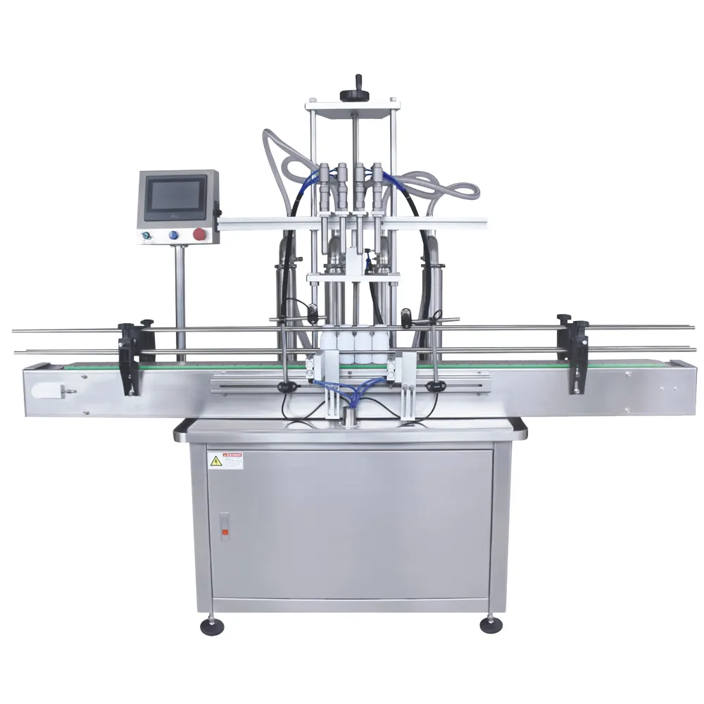 six Head Juice oil Automatic Shampoo Liquid Filling machine,Auto Filler Heads With Conveyor,detergent filling machine automatic