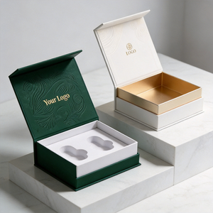 Caja <span class=keywords><strong>de</strong></span> Cartón Reciclable con Impresión Personalizada, Papel Dorado <span class=keywords><strong>de</strong></span> Primera Calidad para Empaque <span class=keywords><strong>de</strong></span> Productos <span class=keywords><strong>de</strong></span> Belleza y Cuidado <span class=keywords><strong>de</strong></span> la Piel, para Esencias, Sueros y Cremas Faciales - Product Image 1