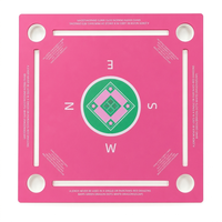 Table de Mahjong et de Poker Flottante Étanche en EVA avec Porte-Gobelets, Plateau Flottant pour Jeux Aquatiques Estivaux
