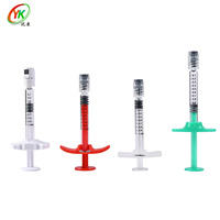 Seringue en verre borosilicate stérile de 1 ml pour cosmétiques, emballage en gros du fabricant