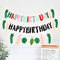 Bannière d'anniversaire OEM ODM, décoration murale, décoration de Noël pour la maternelle et la maison, articles en feutre