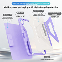 Étui magnétique antichoc pour tablette iPad 10e/11e génération A16 Air 5 10.9 Pro 11 pouces M2/M3/M4, support intelligent, moule privé, avec support pour stylet