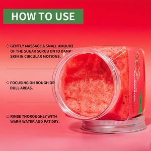 OEM PH regula el exfoliante corporal, extracto de sandía de Limpieza Profunda, exfoliante corporal de sandía suave - Product Image 4