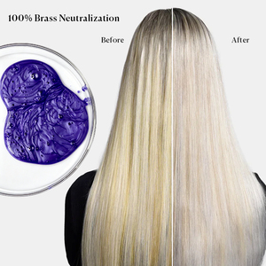 Champú y Acondicionador Morado de Grado Profesional de Marca Privada, Anti-Amarilleo, para <span class=keywords><strong>el</strong></span> Cuidado Posterior a la Teñitura del Cabello Rubio Plateado - Product Image 2