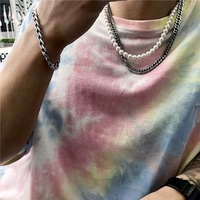 2024 nouvelle mode collier de perles en acier inoxydable bijoux hip hop pour hommes