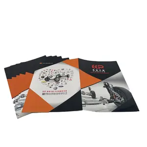 A4 Size Glossy Paper Leaflet Catalogue Brochure Custom Flyer Printing