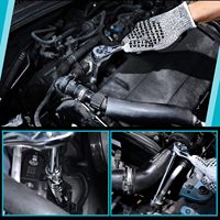 Ensemble d'accessoires pour outils de mécanique de 22 pièces, comprenant des rallonges, des adaptateurs de douilles, des joints universels, des douilles pour bougies d'allumage