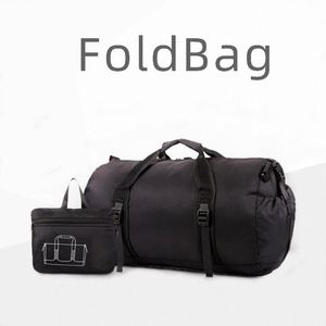 Wholesale Fashion Foldable <b>Bags</b> Women <b>Mens</b> <b>Travel</b> Duffel <b>Bag</b> 230D Polyester Duffle <b>Bag</b> with Custom logo - Product Image 3