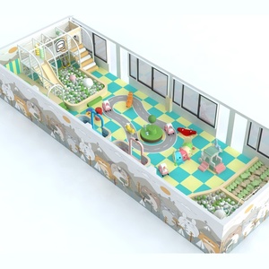 ¡Gran Oferta! Novedoso Parque Infantil Comercial Temático de Dulces con Tobogán de Madera y Piscina de Bolas para Niños - Product Image 1
