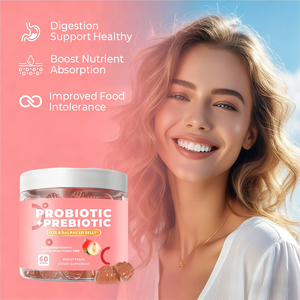 WELLBODY OEM Gommose Probiotiche per Donne, Gommose per l'Equilibrio Femminile, per un Odore Sano, con Prebiotici di Mirtillo Rosso, Vegane, 60 Pezzi - Product Image 5