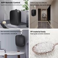 Diffuseur d'arômes mural intelligent commercial avec minuterie 24h, sans eau, à huile parfumée, pour hôtel et salle de sport