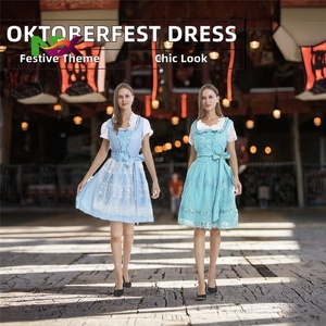 Nuevo Vestido de Fiesta Sexy de Camarera Alemana para el Oktoberfest, Vestido Corto con Estampado de Cerveza para Actuaciones en Escenario, Disfraz para Televisión y Cine - Product Image 3
