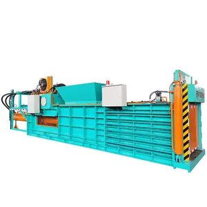 Chất thải nhựa tái chế ngành công nghiệp đóng gói ngang máy ép baling Machine