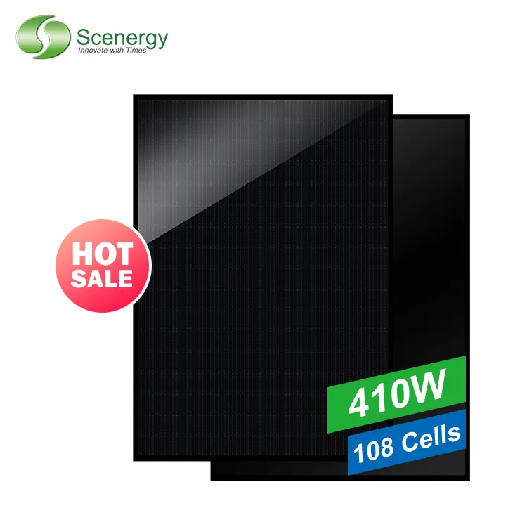 Profumy Mono pannello solare mezza cella 420W Full Black pannello solare fotovoltaico pannello solare vendita calda competitivo