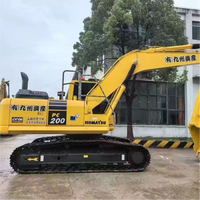 Excavatrice Komatsu PC200-8 d'occasion, 20 tonnes, excavatrice hydraulique sur chenilles d'occasion, matériel de construction