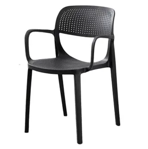 Stackable Plastic Meeting Chair For Conference Room Office Waiting Area For Outdoor Hotels Hospitals Apartments Parks